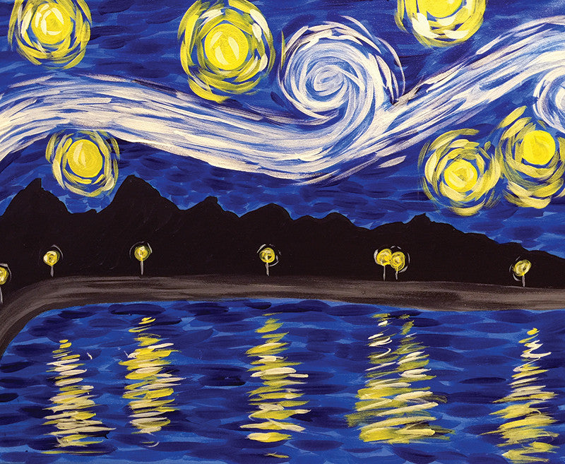 Painting and Pints: &quot;Starry Loveland&quot; at Loveland Aleworks (Night Two!)