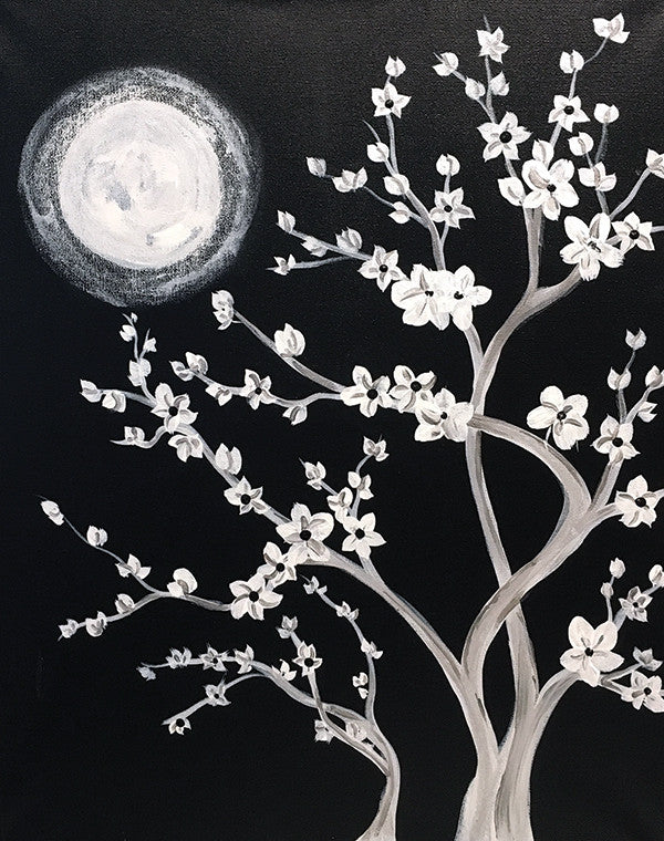 Painting and Pints: &quot;Moonlit Blossoms&quot; at Loveland Aleworks