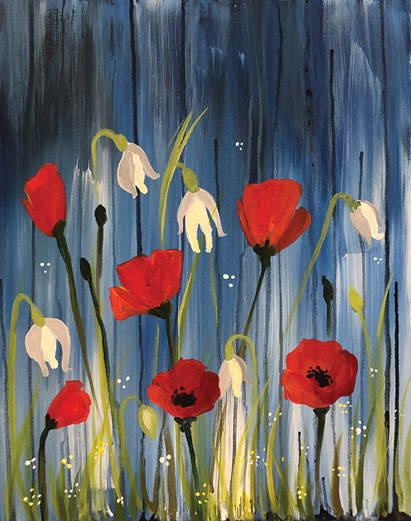 Poppies at Night