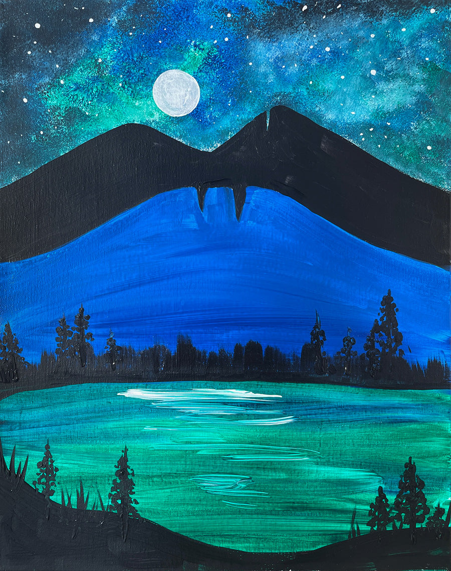 Horsetooth at Night