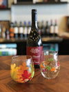 Autumn Wine Glass Painting at Dark Heart Coffee Bar