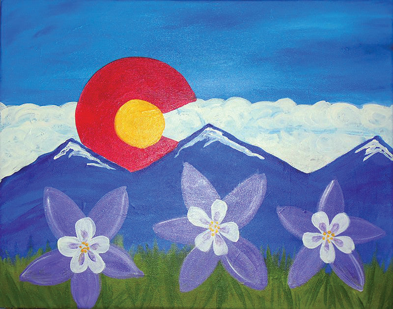 Painting and Pints: &quot;Colorado Columbine&quot; at City Star Brewing (Berthoud)