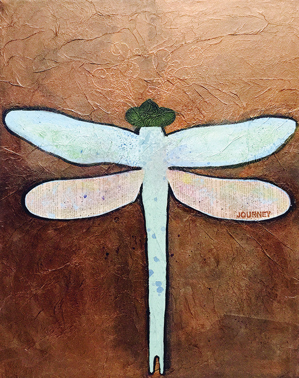 Mixed Media Dragonfly