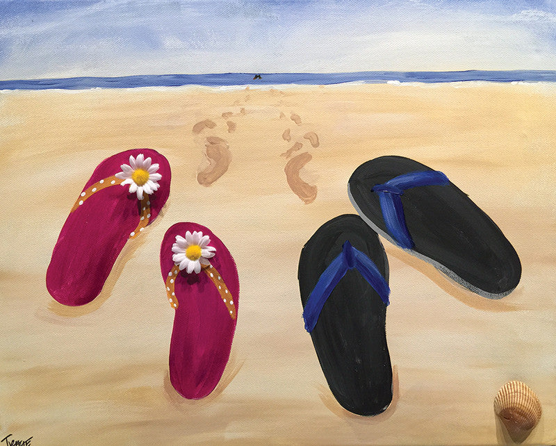 Feet in the Sand