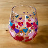 Hearts Wine Glass Painting Drop-In