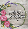 Hello Spring on Wood Pallet
