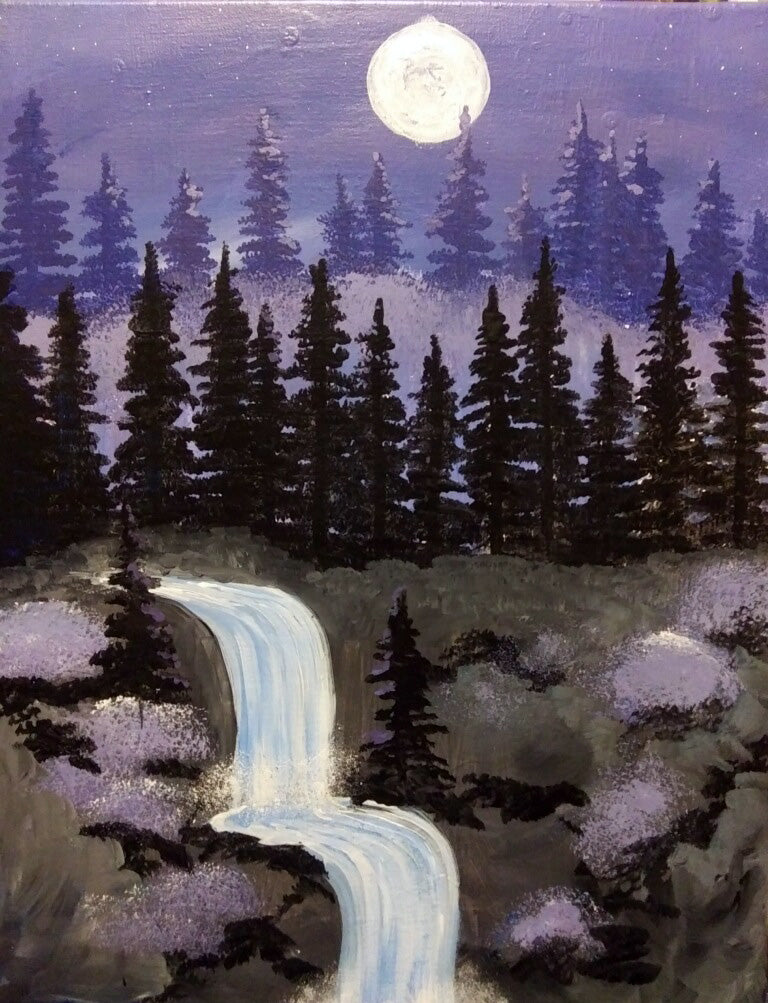 Midnight Waterfall