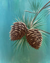 Frosted Pine Cones