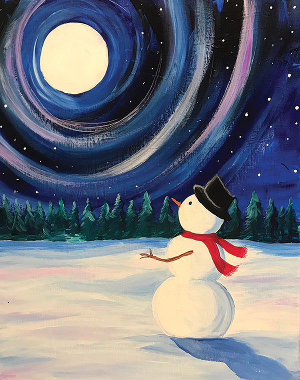 Painting and Pints: &quot;Snowman Night&quot; at Verboten Brewing