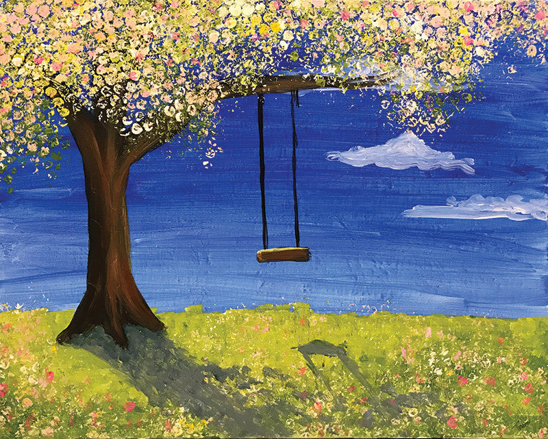 Painting and Pints: &quot;Spring Swing&quot; at Climb Hard Cider