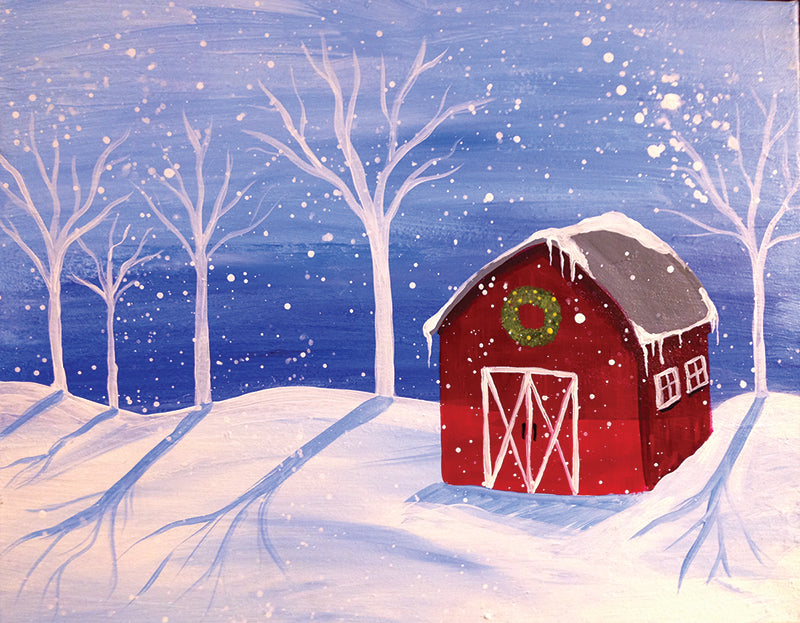 Winter Barn